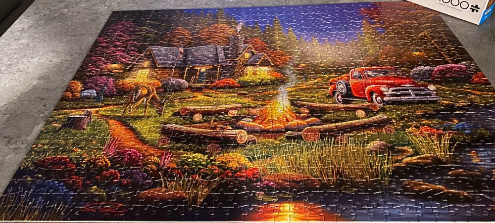 The Woodsmen - Buffalo puzzle collectible [Barcode 079346109203] - Main Image 3
