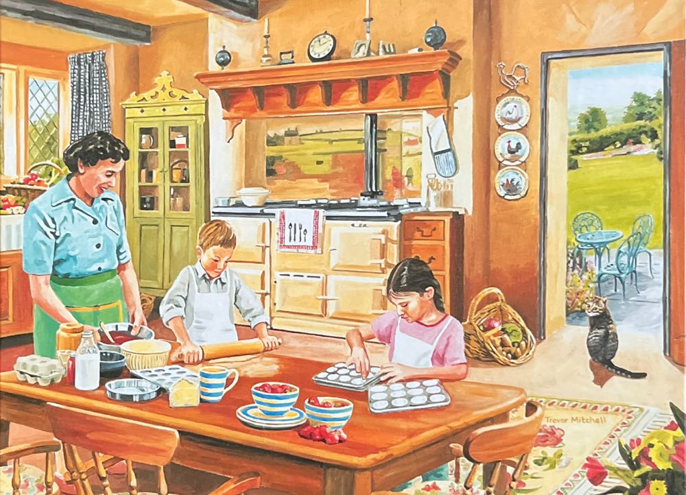 Cottage Kitchen - Corner Piece puzzle collectible [Barcode 5052089329348] - Main Image 2