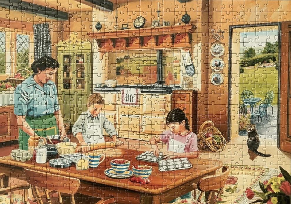 Cottage Kitchen - Corner Piece puzzle collectible [Barcode 5052089329348] - Main Image 3