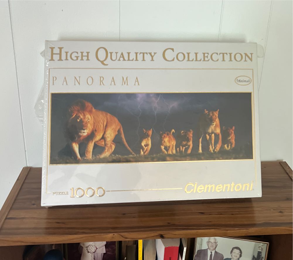 Lion Family Piece Jigsaw Puzzle By Clementoni Made In Italy New & Sealed  puzzle collectible [Barcode 8005125307586] - Main Image 2