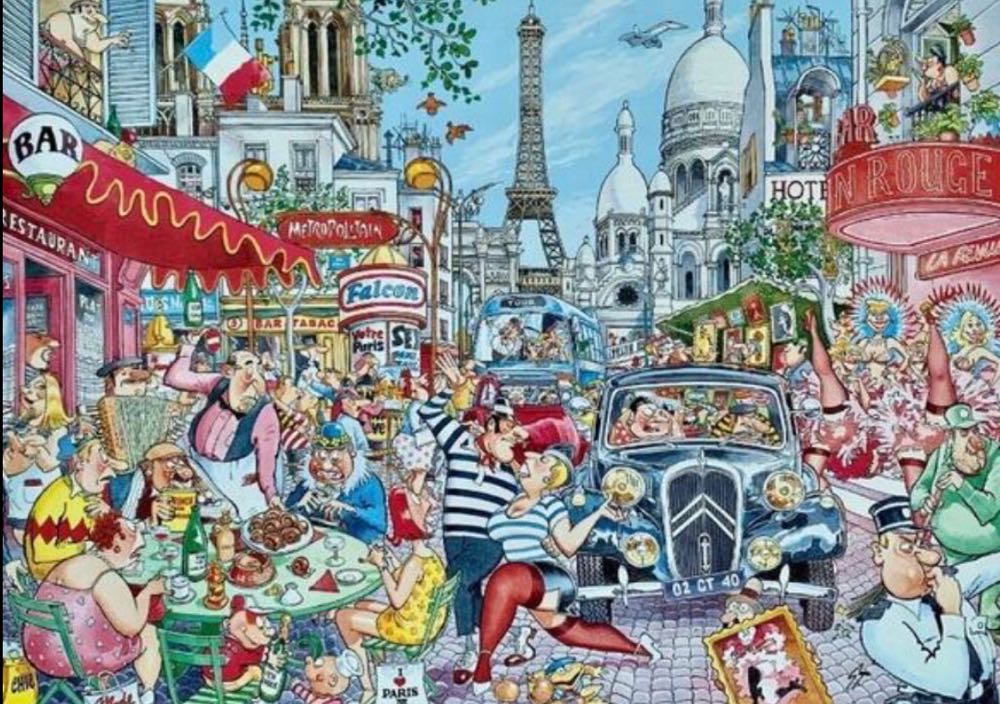 I ❤️ Paris 🟦 - Falcon de luxe puzzle collectible [Barcode 8710126153789] - Main Image 2