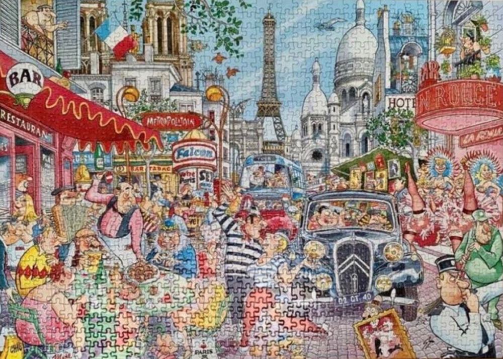 I ❤️ Paris 🟦 - Falcon de luxe puzzle collectible [Barcode 8710126153789] - Main Image 3