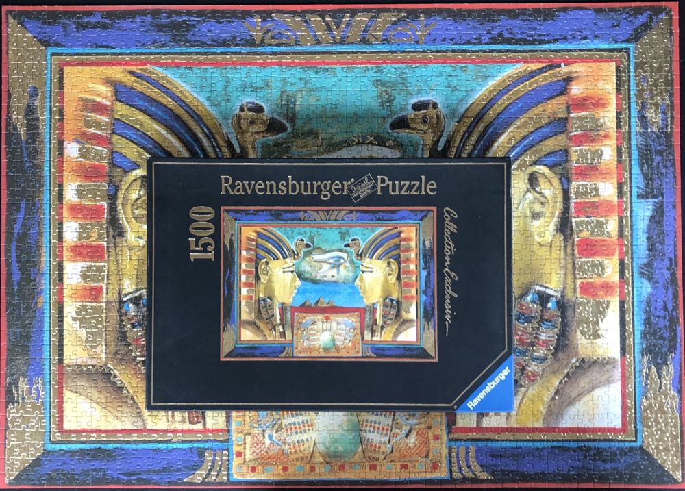 Horus Egyptian Sun God 🟦 - Ravensburger puzzle collectible [Barcode 4005556164066] - Main Image 4