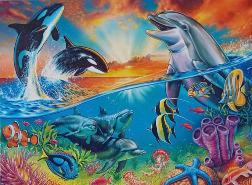 Ocean Wildlife 🟦 - Ravensburger puzzle collectible [Barcode 4005556129003] - Main Image 2