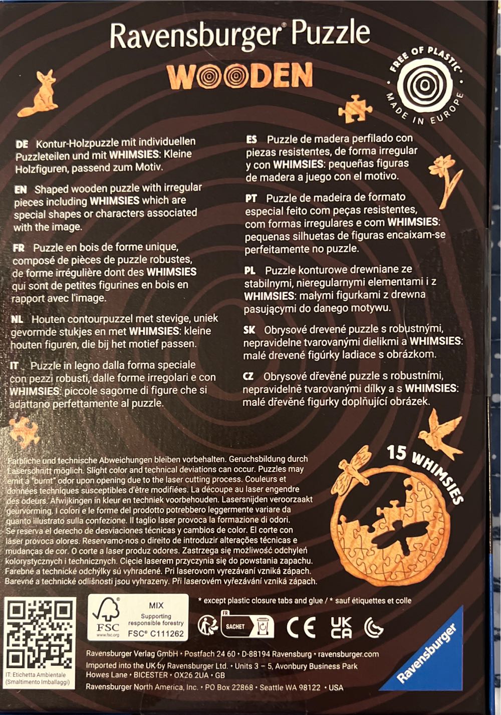 Mysterious Owl - Ravensburger puzzle collectible [Barcode 100555000064] - Main Image 2