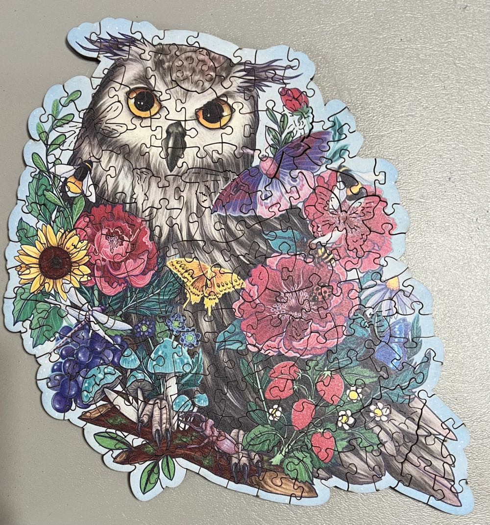 Mysterious Owl - Ravensburger puzzle collectible [Barcode 100555000064] - Main Image 3