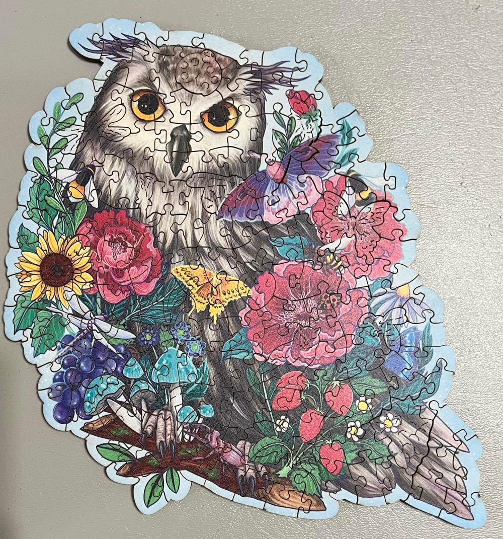 Mysterious Owl - Ravensburger puzzle collectible [Barcode 100555000064] - Main Image 4