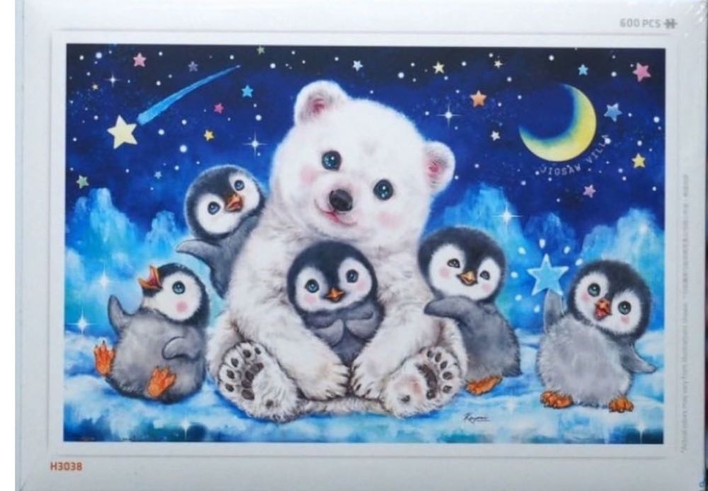 Polar Bear And Penguins - Pintoo puzzle collectible [Barcode 4711299754814] - Main Image 2