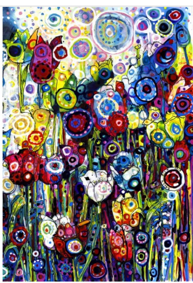 Spring Tulips - Grafika puzzle collectible [Barcode 3663384523854] - Main Image 2