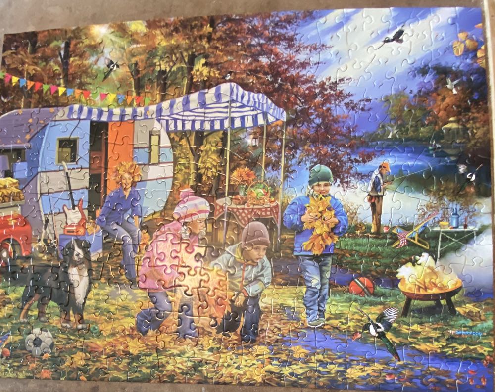 Autumn Camping - Bits & Pieces puzzle collectible [Barcode 192949074317] - Main Image 2