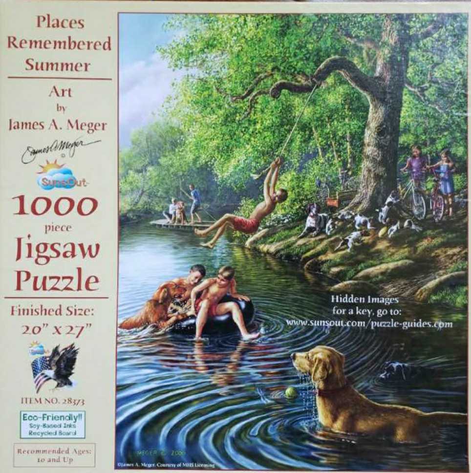 Places Remembered Summer  puzzle collectible [Barcode 796780283732] - Main Image 1