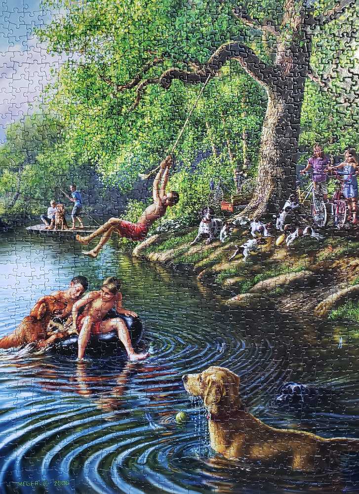 Places Remembered Summer  puzzle collectible [Barcode 796780283732] - Main Image 2