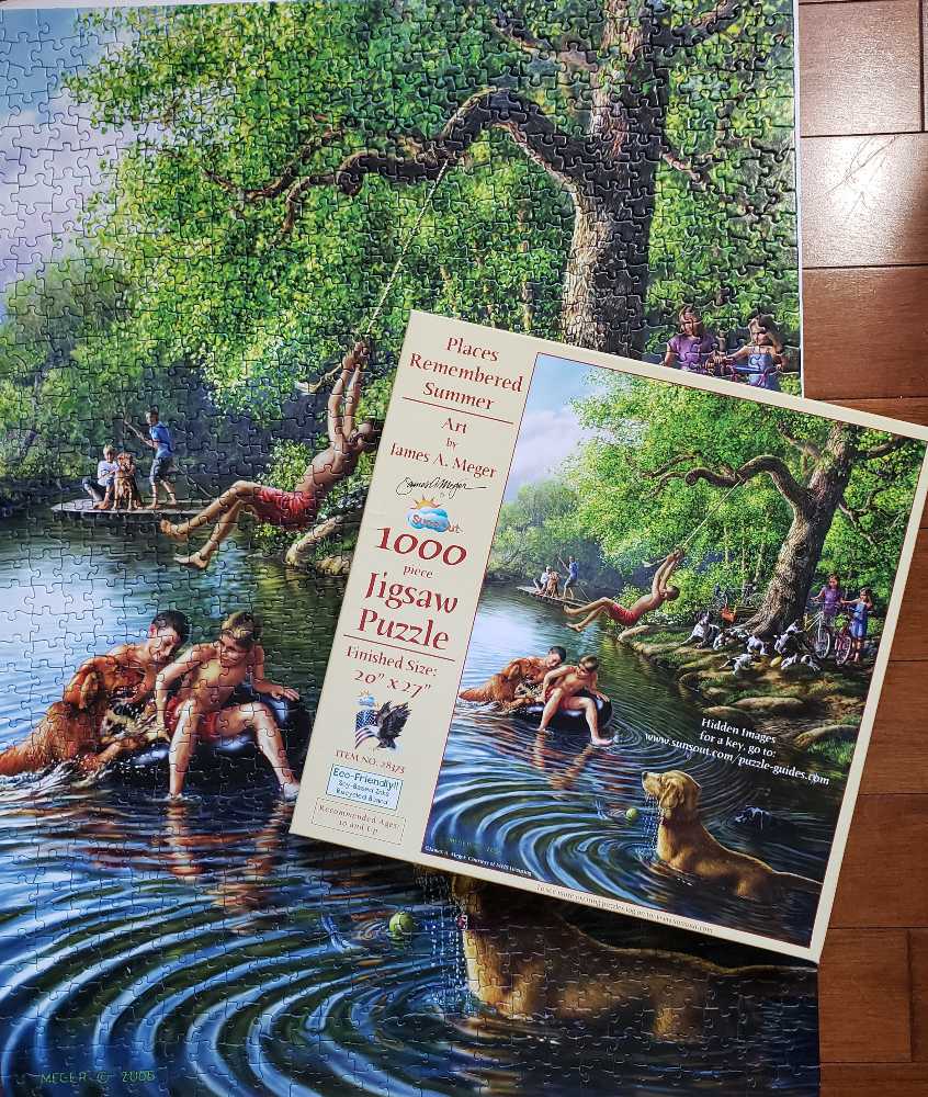 Places Remembered Summer  puzzle collectible [Barcode 796780283732] - Main Image 3