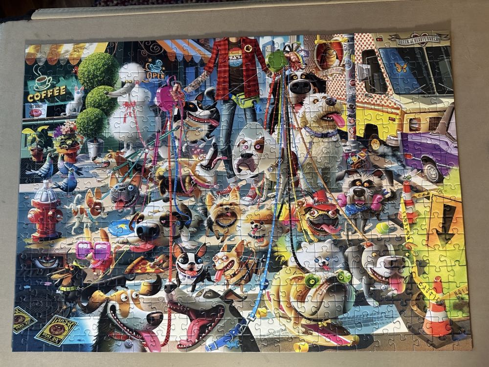 The Dog Walker - Ravensburger puzzle collectible [Barcode 4005556175727] - Main Image 3