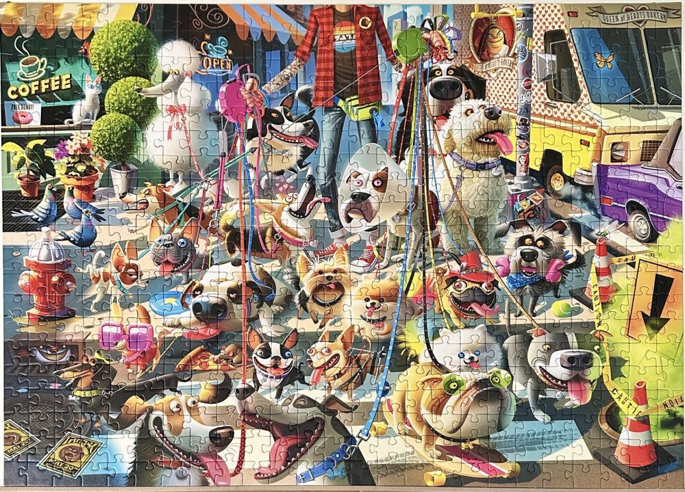 The Dog Walker - Ravensburger puzzle collectible [Barcode 4005556175727] - Main Image 4