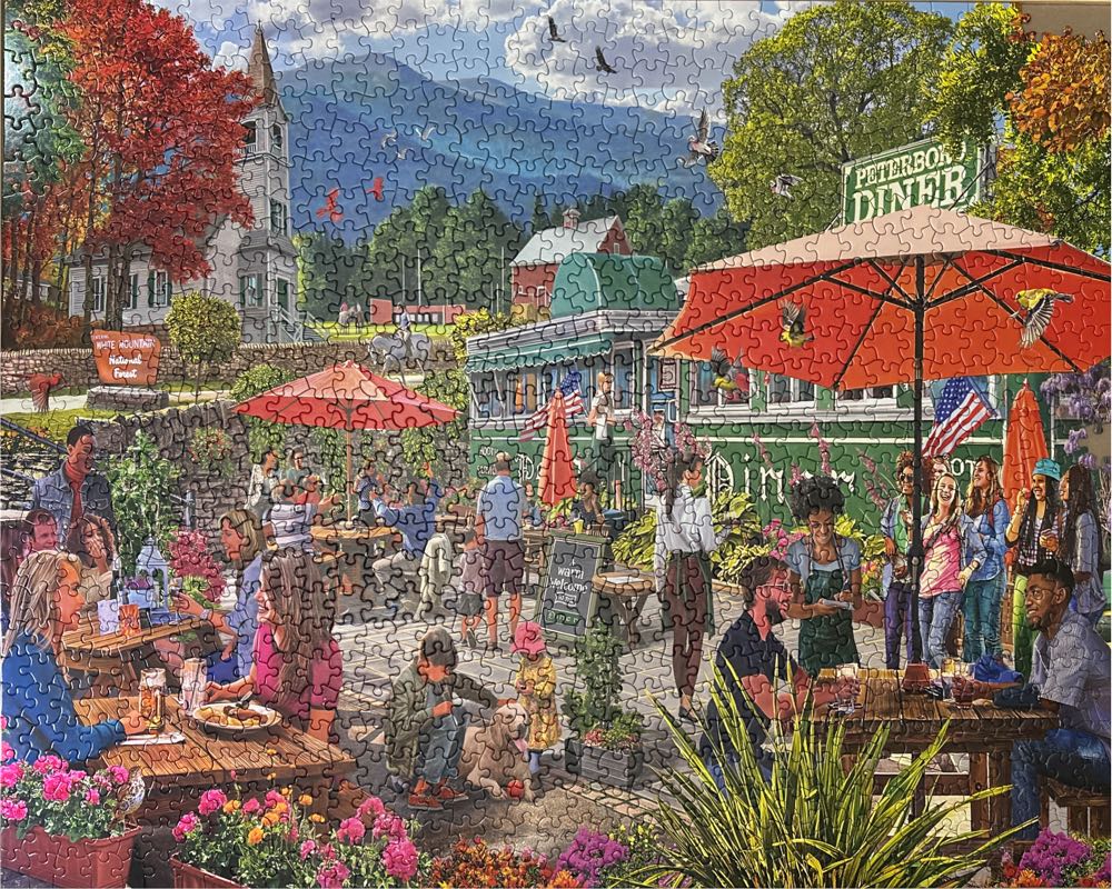White Mountain Diner - White Mountain puzzle collectible [Barcode 724819267019] - Main Image 3