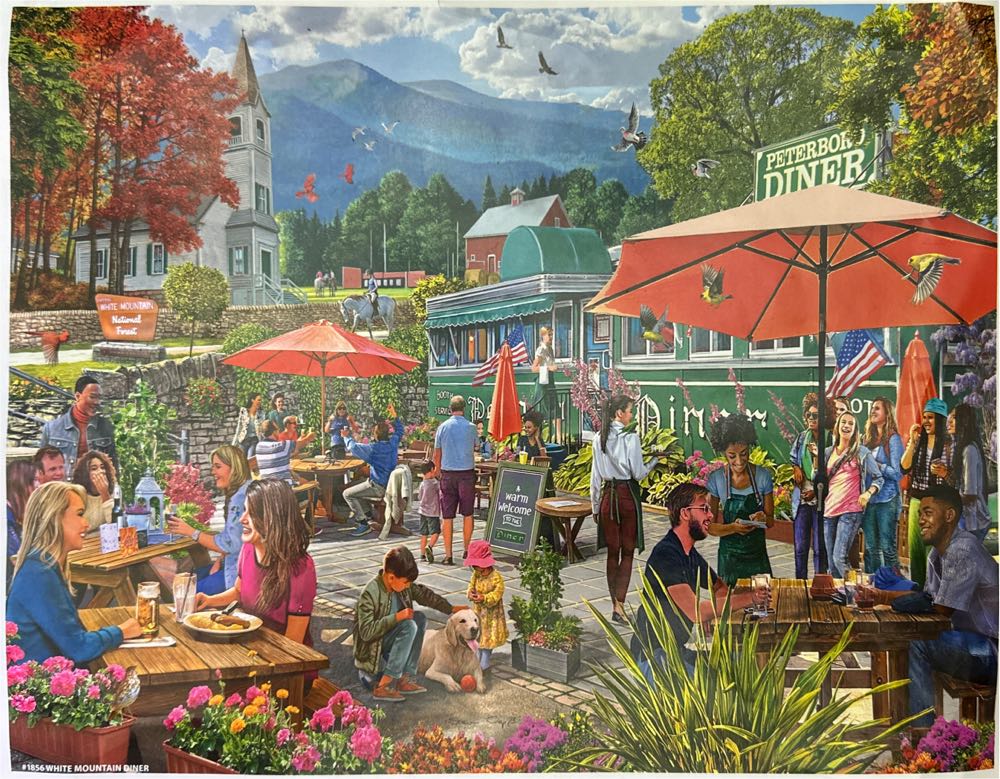 White Mountain Diner - White Mountain puzzle collectible [Barcode 724819267019] - Main Image 4