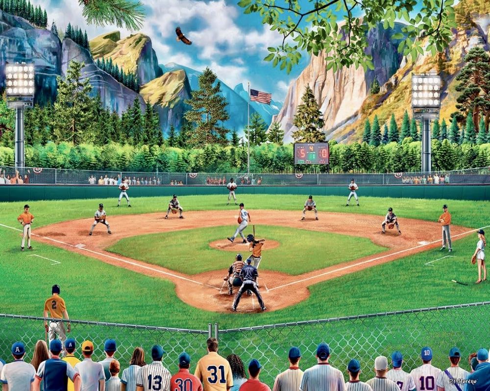 Field of Dreams-J - White Mountain 🇺🇸 puzzle collectible [Barcode 724819267033] - Main Image 2