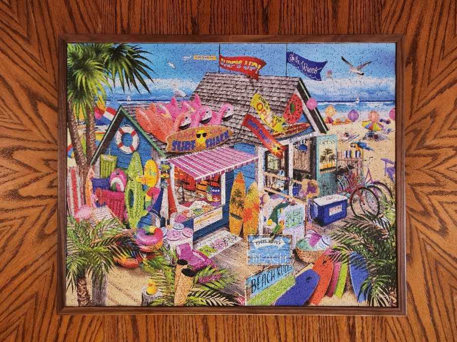 ZZ - Surf Shack (SOLD) - White Mountain 🇺🇸 puzzle collectible [Barcode 724819266852] - Main Image 2