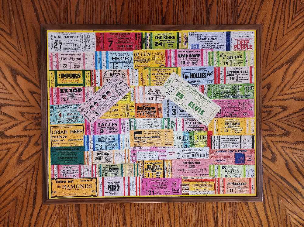 Concert Tickets - White Mountain puzzle collectible [Barcode 724819266876] - Main Image 2