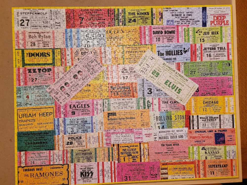 Concert Tickets - White Mountain puzzle collectible [Barcode 724819266876] - Main Image 4