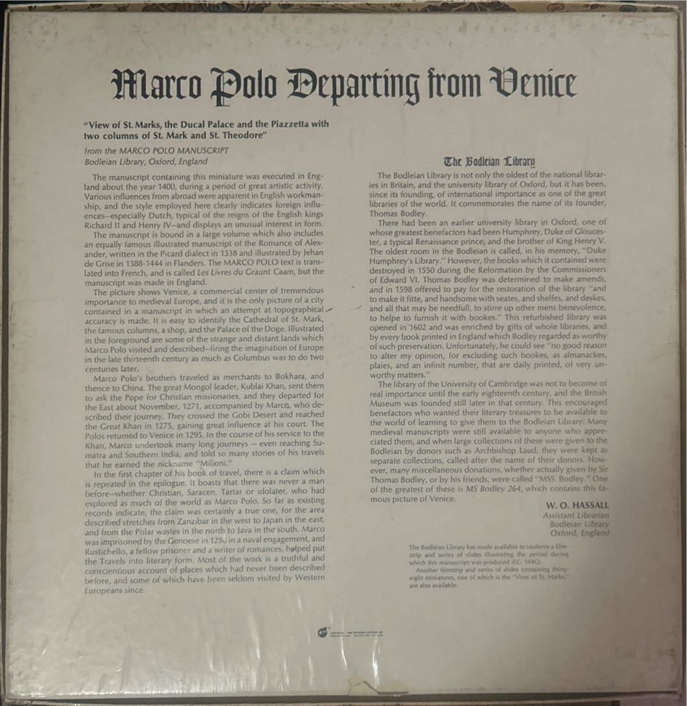 Marco Polo Departing from Venice - Springbok puzzle collectible - Main Image 2