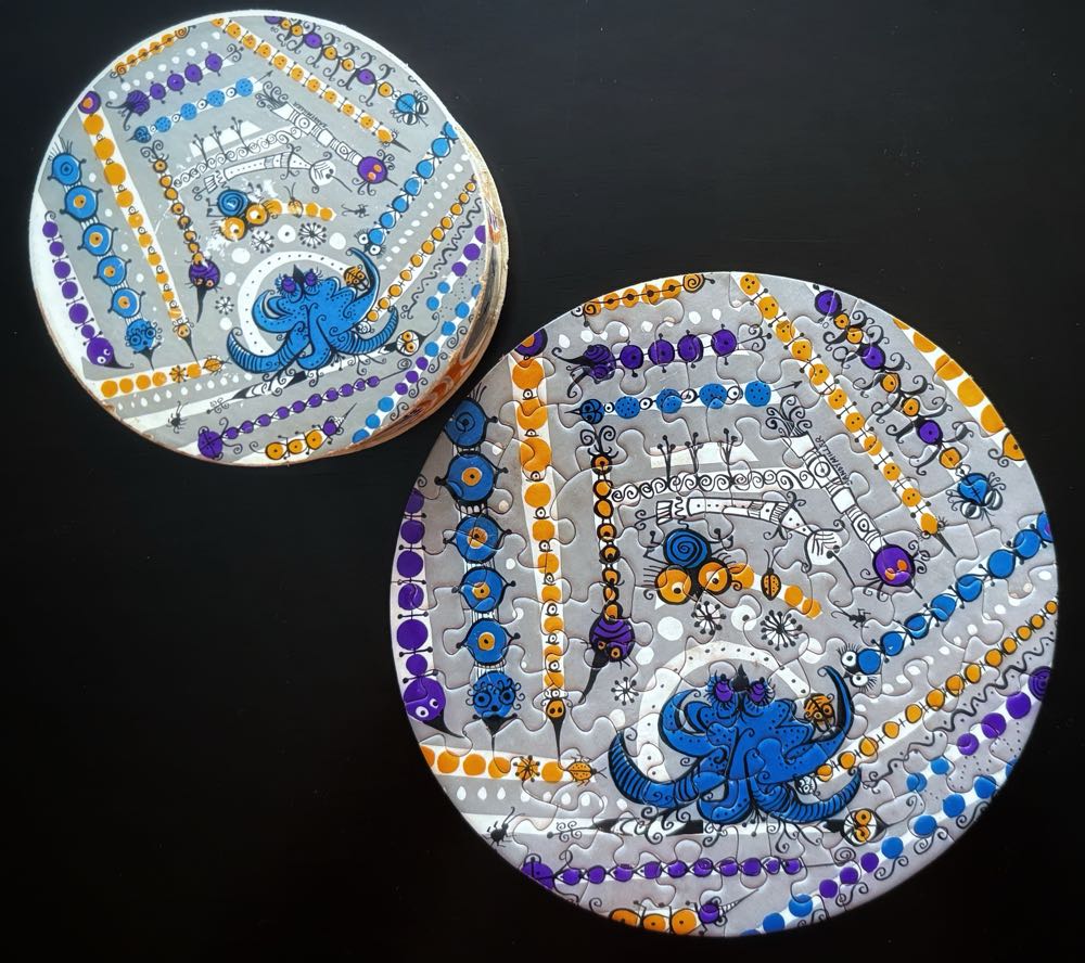 Thingie : Town Meeting - Springbok (Vintage) puzzle collectible - Main Image 4