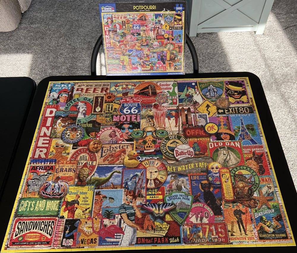 Potpourri - 617, 5/12/24 - White Mountain puzzle collectible [Barcode 724819266937] - Main Image 3