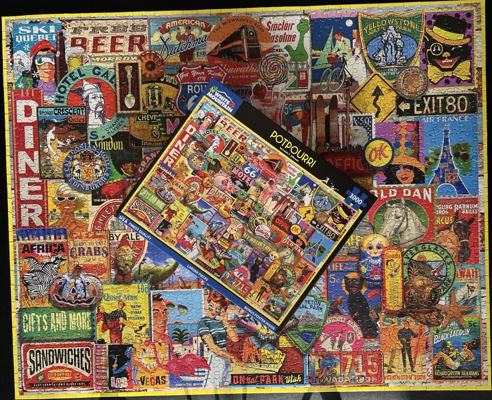 Potpourri - 617, 5/12/24 - White Mountain puzzle collectible [Barcode 724819266937] - Main Image 4