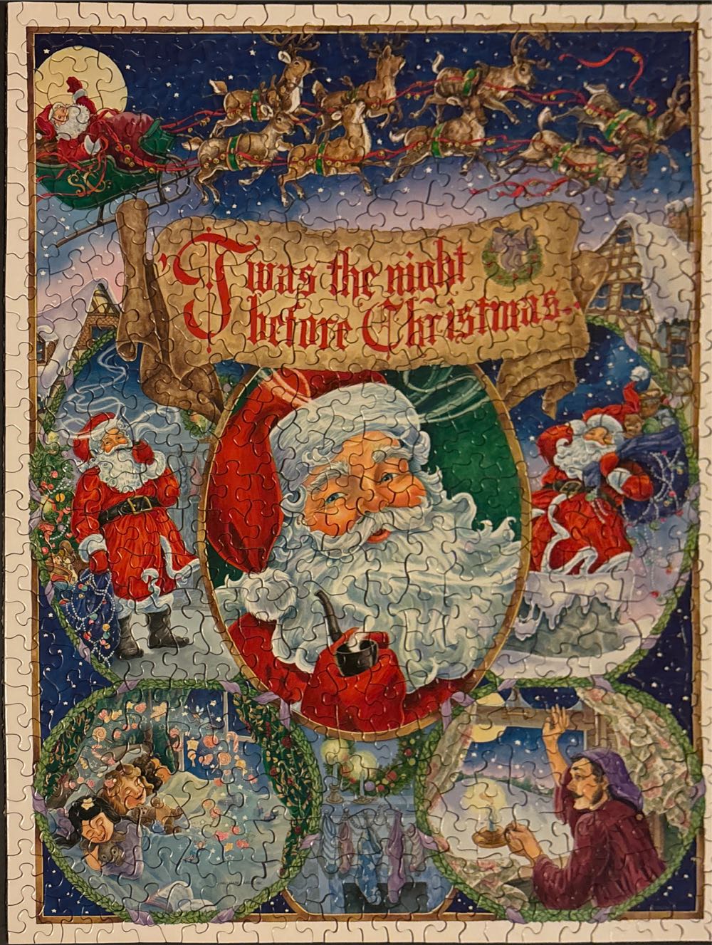 Twas The Night Before Christmas - Springbok puzzle collectible [Barcode 070000017438] - Main Image 3