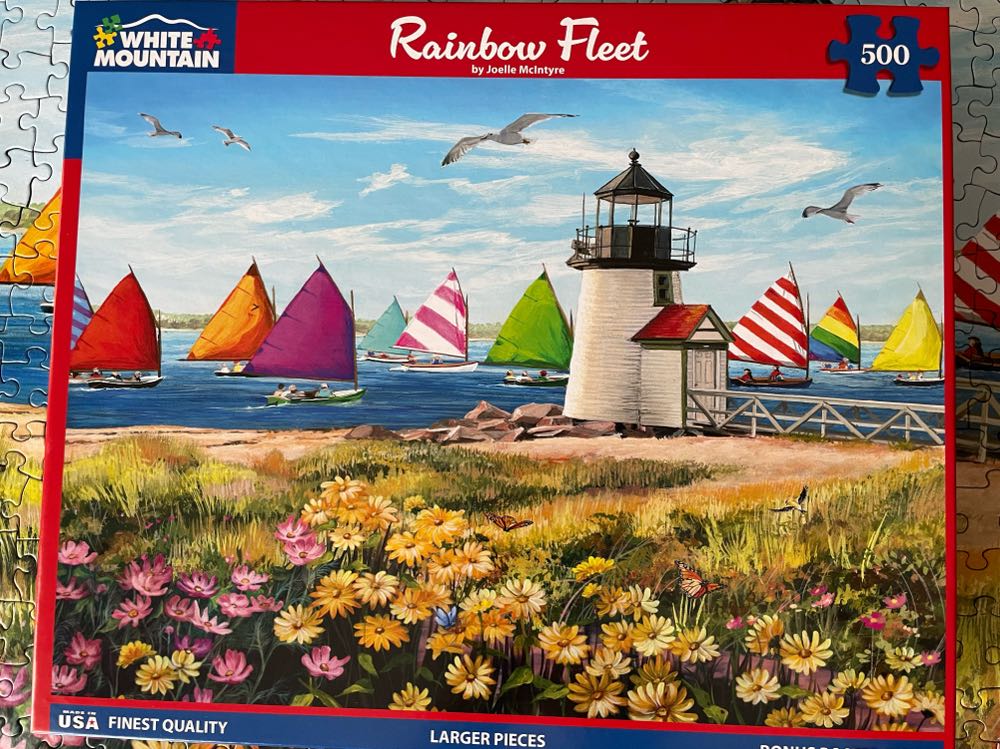 Rainbow Fleet - White Mountain puzzle collectible [Barcode 724819266821] - Main Image 3