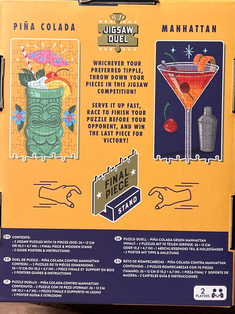 Cocktail Clash - Ridley’s Games puzzle collectible [Barcode 0810073341708] - Main Image 2