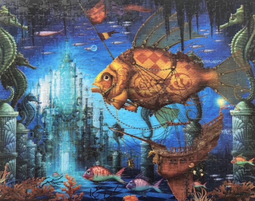 Underwater 🟦 - Trefl puzzle collectible [Barcode 5900511350586] - Main Image 3