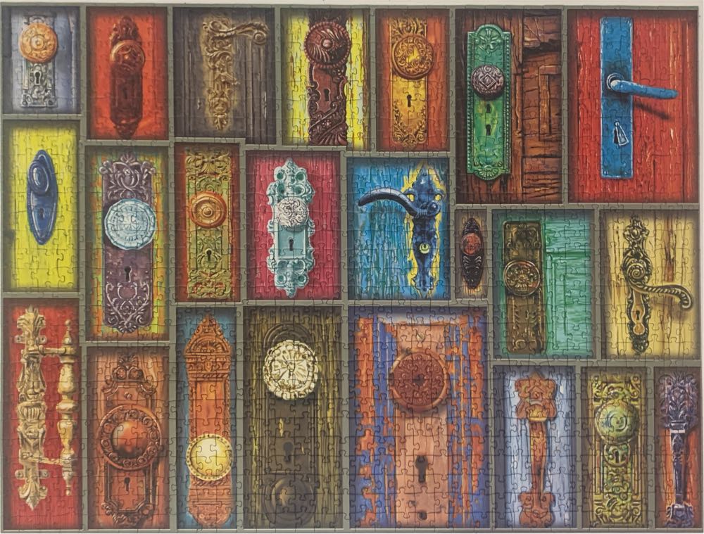 Antique Doorknobs - Ravensburger puzzle collectible [Barcode 4005556198634] - Main Image 2