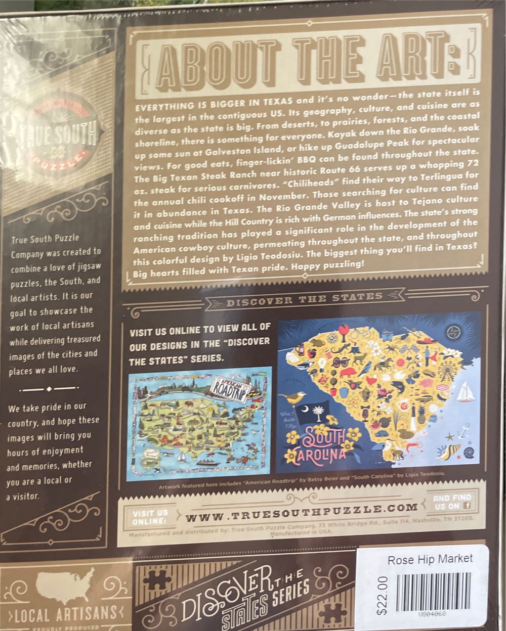 Texas - True South puzzle collectible - Main Image 2