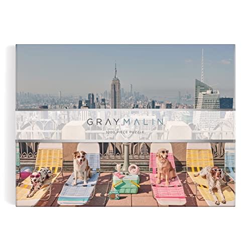Galison Gray Malin The Dogs Of New York City – Piece Puzzle Fun And Challenging Activity With Bright And Bold Artwork Of New York City Dogs For Adults And Families  puzzle collectible [Barcode 9780735376274] - Main Image 1
