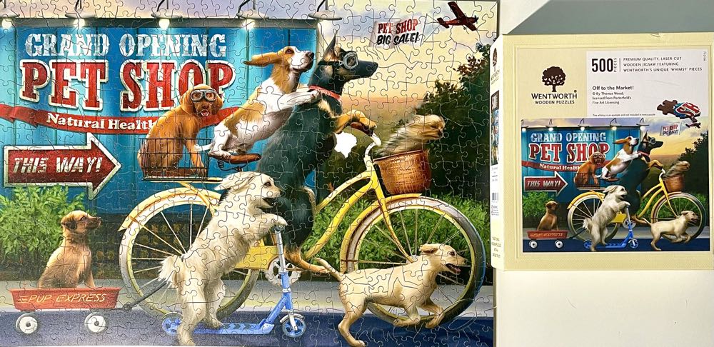 Off To The Market! - Wentworth Wooden Puzzles 🇬🇧 puzzle collectible [Barcode 6050265322885] - Main Image 2