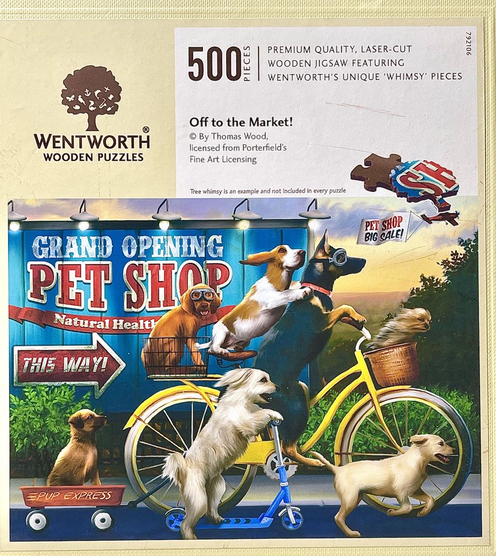 Off To The Market! - Wentworth Wooden Puzzles 🇬🇧 puzzle collectible [Barcode 6050265322885] - Main Image 3