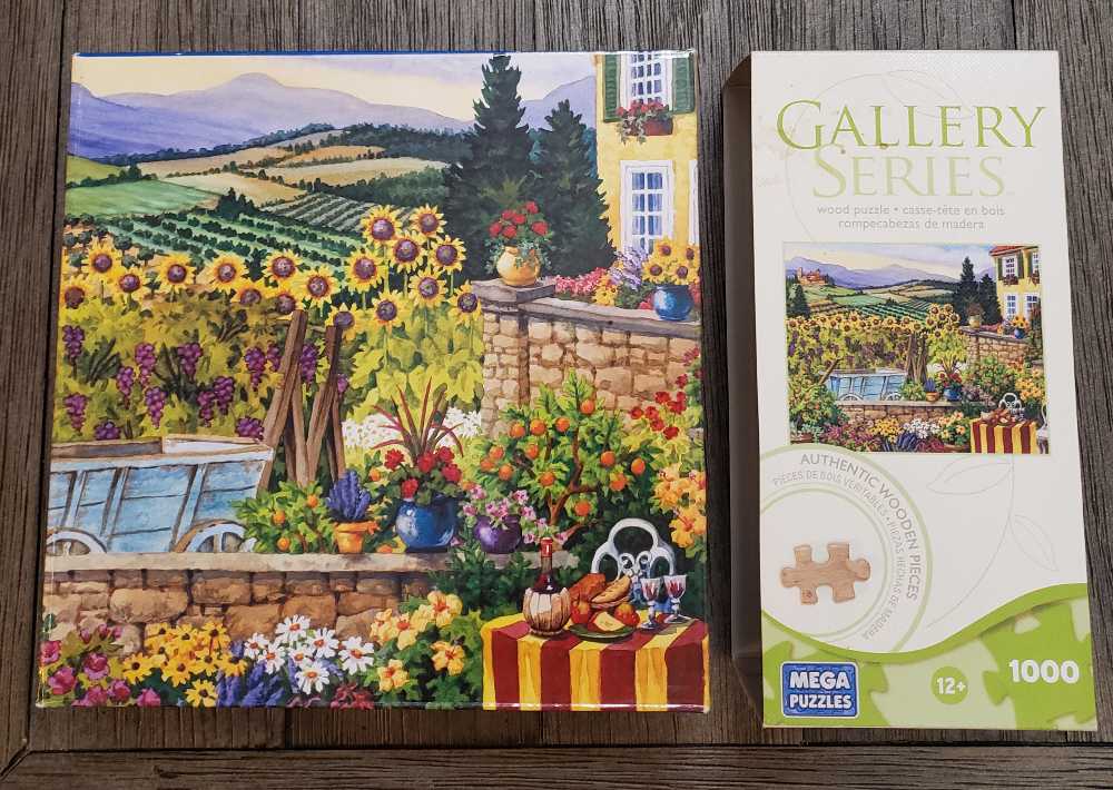 Afternoon In Tuscany  - Mega Puzzles puzzle collectible [Barcode 072348972714] - Main Image 2