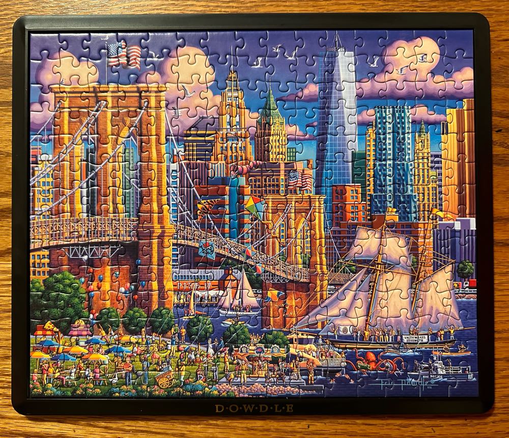 Brooklyn Bridge Mini - Dowdle puzzle collectible [Barcode 671095904391] - Main Image 2