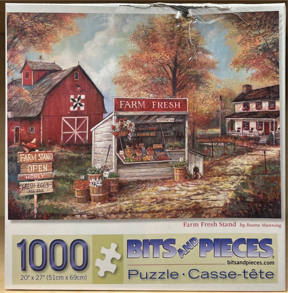 Farm Fresh Stand  - Bits & Pieces puzzle collectible [Barcode 192949053312] - Main Image 1