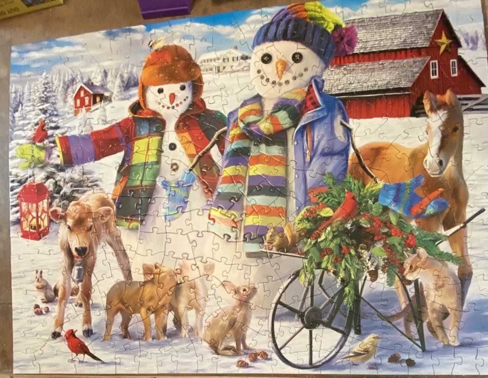 Snow Family McDonald - Masterpieces, Inc. puzzle collectible [Barcode 705988323454] - Main Image 2