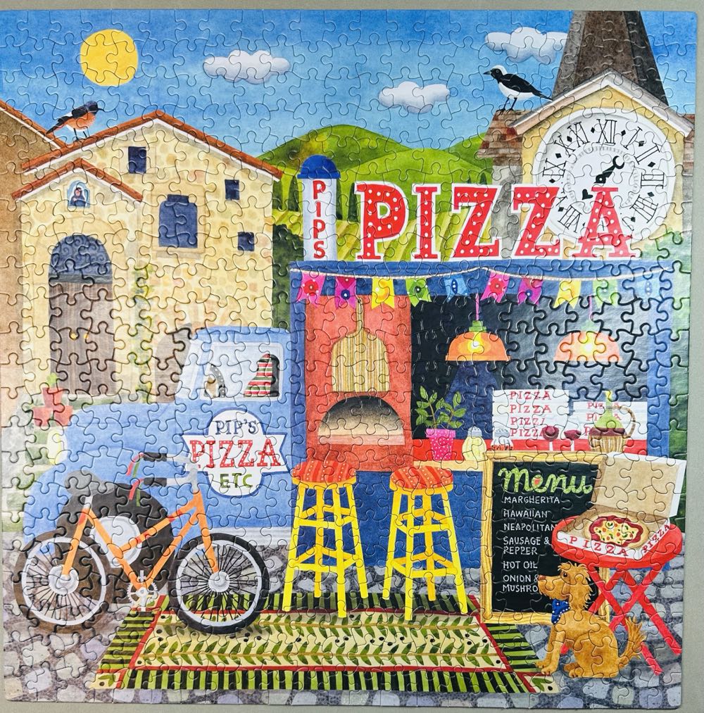 Sold - Food Trucks - Pips Pizza Truck - Ceaco puzzle collectible - Main Image 2