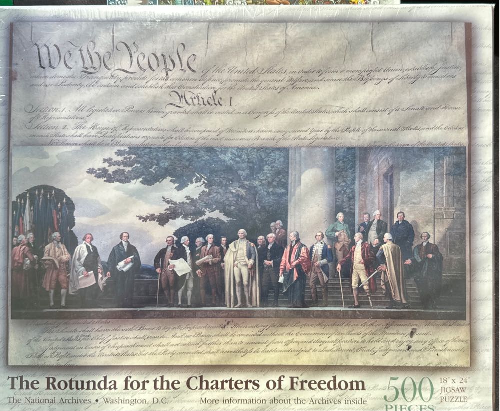 The Rotunda For The Charters Of Freedom - The National Archives puzzle collectible - Main Image 2