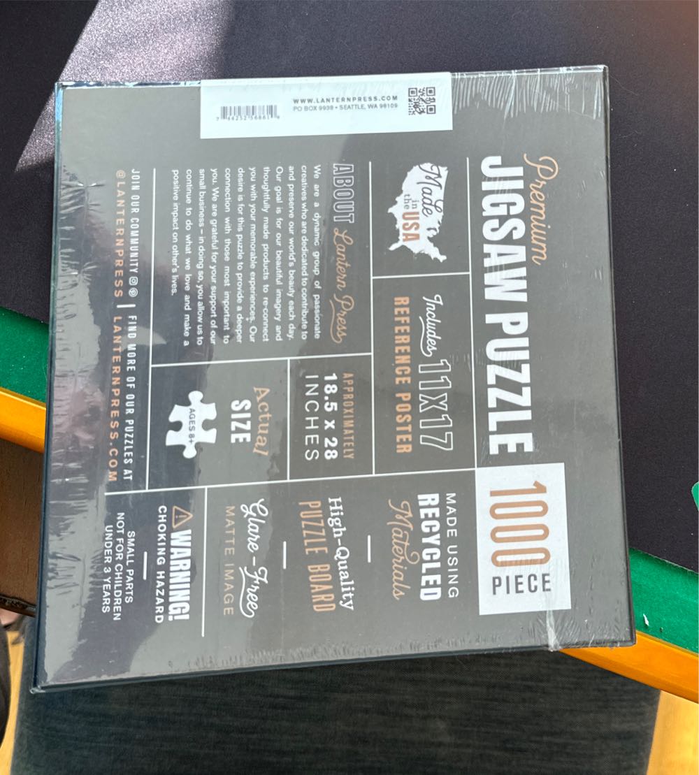 Starry night detroit - Lantern Press puzzle collectible [Barcode 744252568610] - Main Image 2