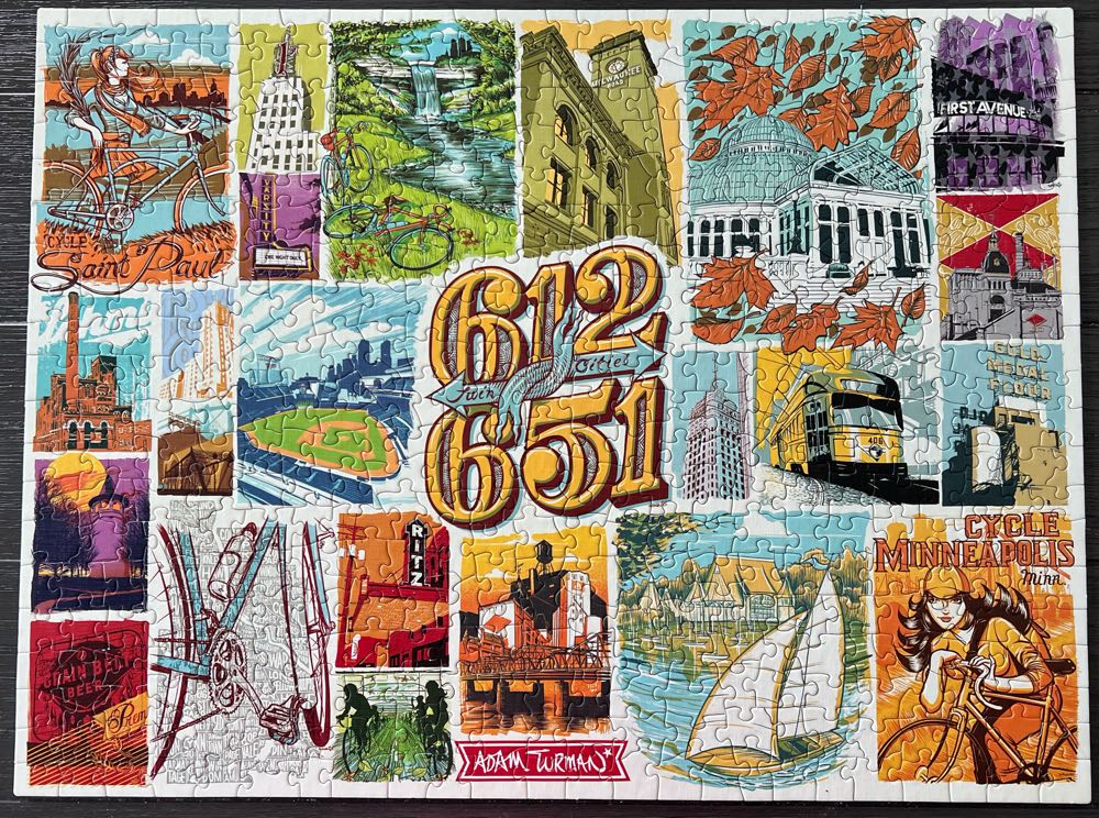 Cycling The Cities - Puzzle Twist puzzle collectible [Barcode 614399106054] - Main Image 2