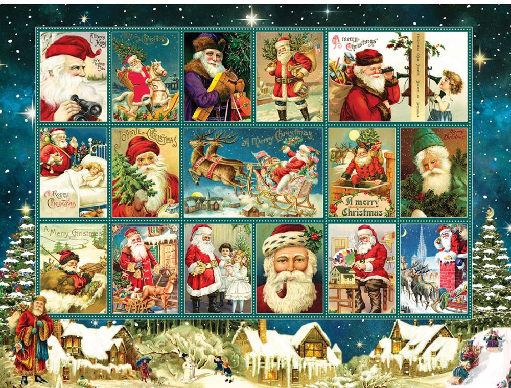 Jolly Old Saint Nicholas - SunsOut puzzle collectible [Barcode 796780559486] - Main Image 2