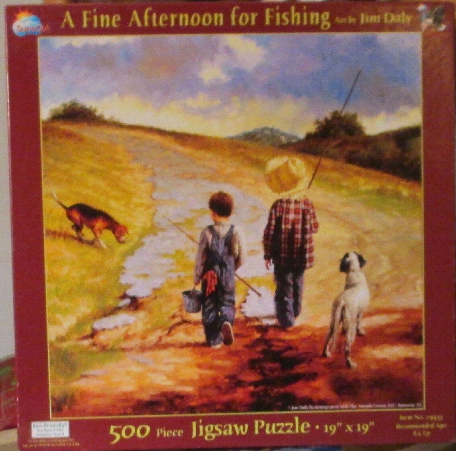 Fine Afternoon for Fishing, A   X - SunsOut puzzle collectible - Main Image 2