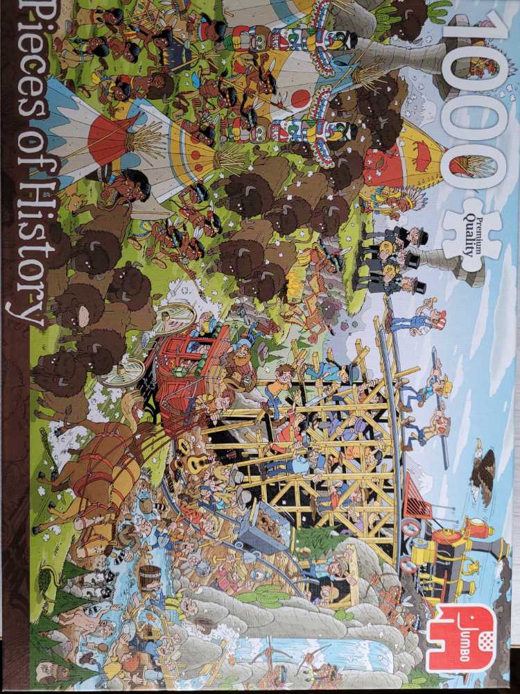 Pieces Of History - The Wild West - Jumbo puzzle collectible [Barcode 8710126192108] - Main Image 2