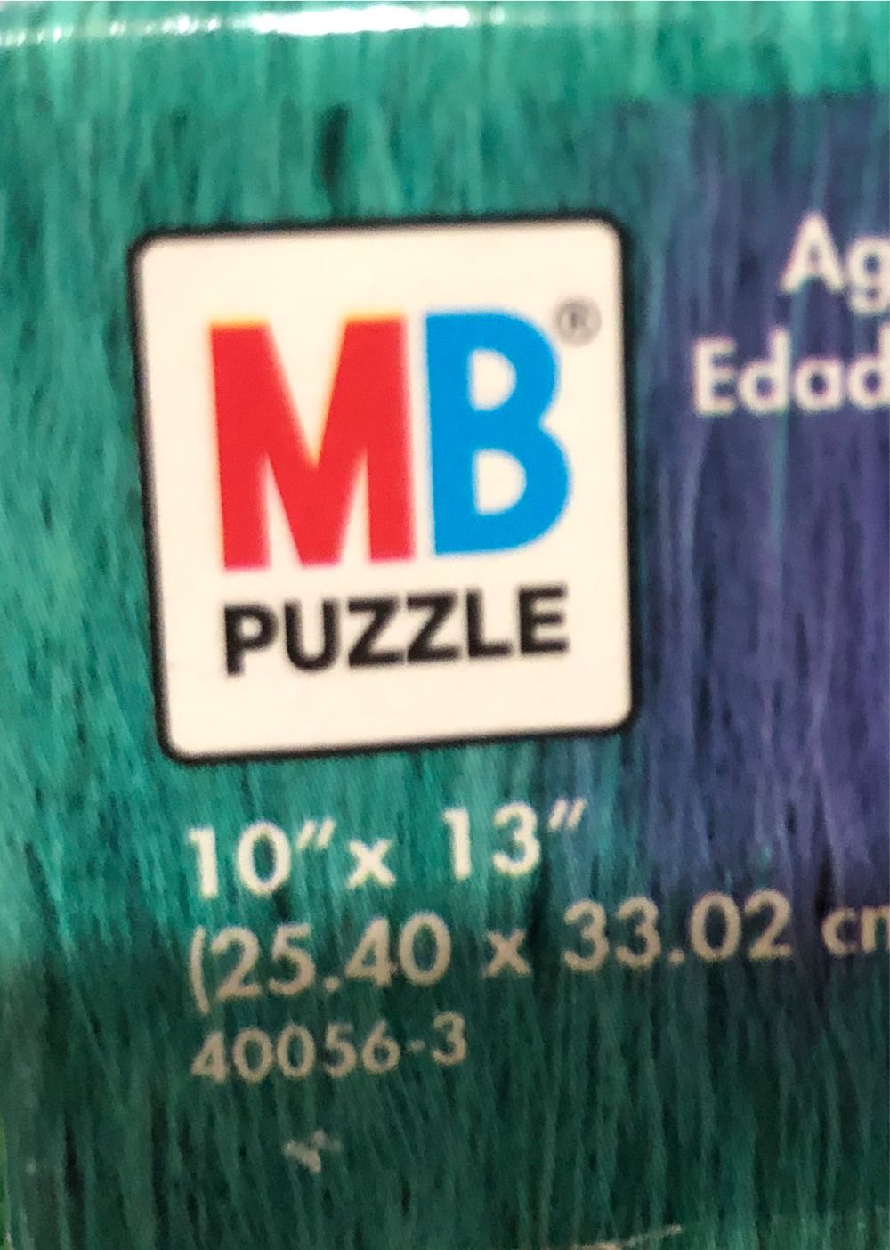 Monsters, INC - Hasbro MB Puzzles puzzle collectible [Barcode 076930400562] - Main Image 2